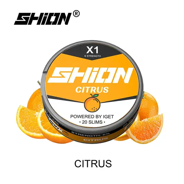 Citrus โ IGET SHION X1 Nicotine Pouch 6mg
