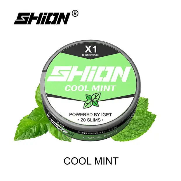 Cool Mint โ IGET SHION X1 Nicotine Pouch 12mg