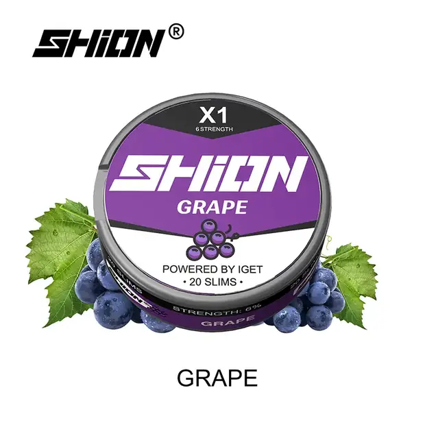 Grape โ IGET SHION X1 Nicotine Pouch 6mg