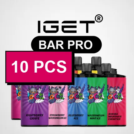 IGET Bar Pro Wholesale 10 Pcs