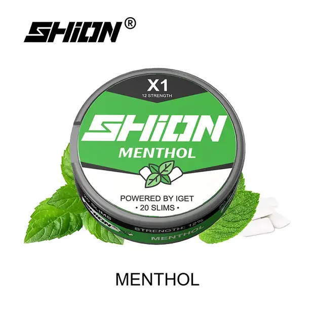 Menthol โ IGET SHION X1 Nicotine Pouch 12mg