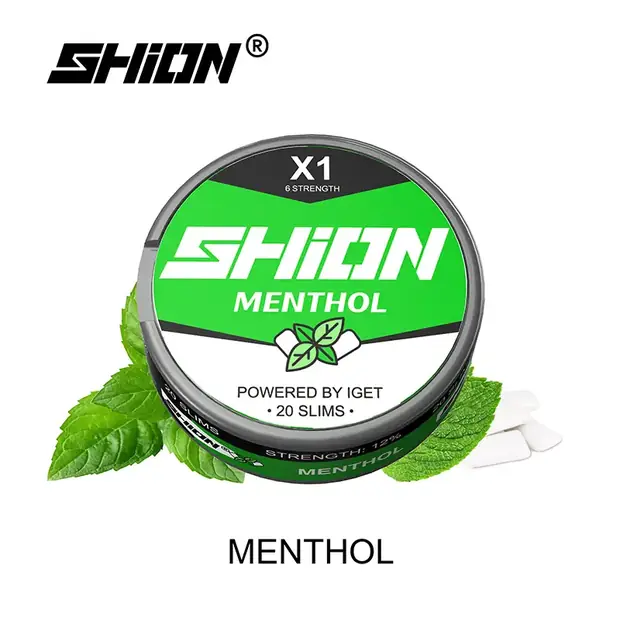 Menthol โ IGET SHION X1 Nicotine Pouch 6mg