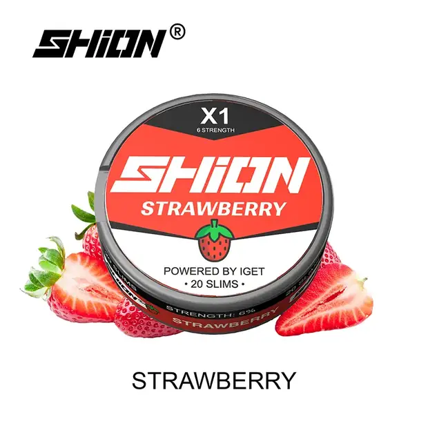 Strawberry โ IGET SHION X1 Nicotine Pouch 6mg