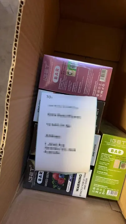 Authentic IGET order delivered to Hobart, TAS β customer review photo